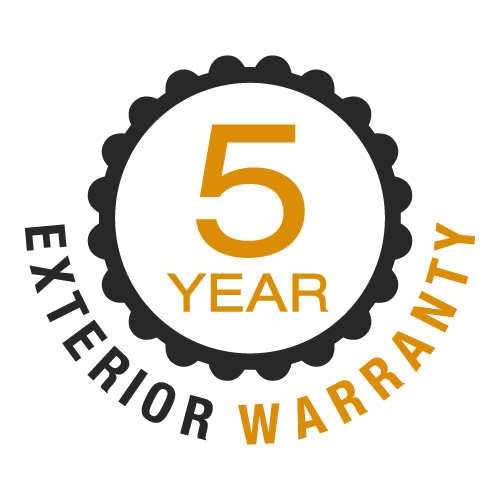 5 Year Exterior Warranty