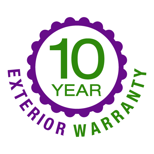 10 Year Exterior Warranty
